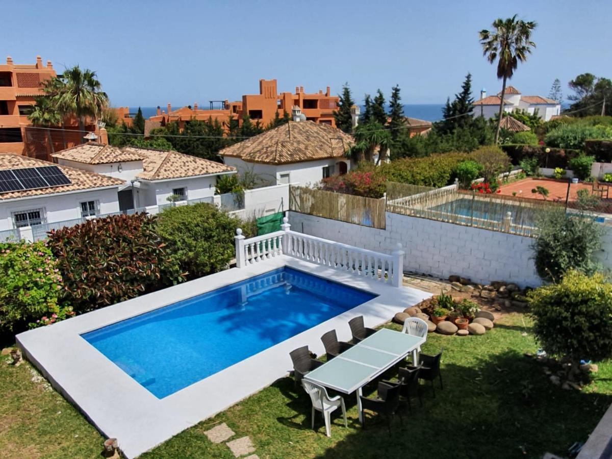 Beautiful 5 Bedroom Villa, Sea Views, Private Pool, Estepona Newly Refurbished Exteriör bild